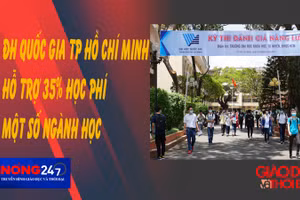 NÓNG 247 | Đại học quốc gia TP Hồ Chí Minh hỗ trợ 35% học phí một số ngành học
