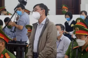 Bị cáo Nguyễn Duy Linh tại phiên xét xử sơ thẩm.