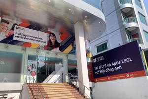 Địa điểm thi IELTS mới tại khu vực trung tâm TPHCM.