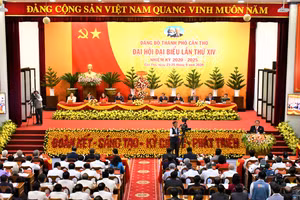 Đại hội đại biểu Đảng bộ TP Cần Thơ lần thứ XIV, nhiệm kỳ 2020 - 2025.