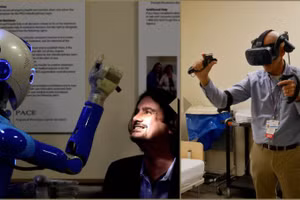 Robot hình người có chức năng chăm sóc người già