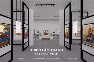 Triển lãm “0 thiết yếu” đem đến cảm giác như đang tham quan ở triển lãm thực tế.