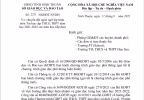 Công văn 2231 của Sở GD&ĐT thể hiện rất rõ việc loại bỏ ngôn ngữ lập trình Pascal trong năm học 2021 – 2022.