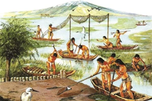 Độc đáo ruộng nổi trên hồ Aztecs