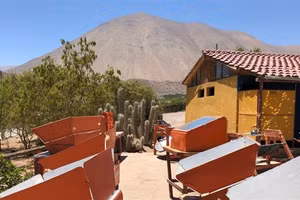 Các bếp nắng được xếp ngay ngoài sân nhà dân, nấu ăn hoàn toàn bằng sức nóng từ Mặt trời.