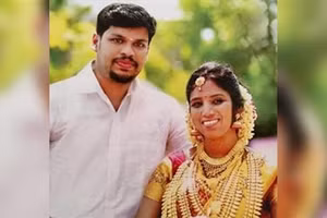 Vợ chồng Kumar trong những ngày mới cưới.