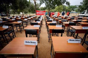 Trường học Nigeria vắng bóng học sinh.