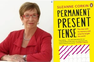 Nhà khoa học Suzanne Corkin và quyển sách của bà viết về trường hợp kỳ lạ của Molaison.