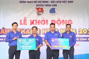 Tuổi trẻ huyện Thoại Sơn (An Giang) khởi động Tháng Thanh niên năm 2024.