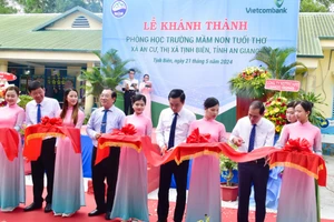 An Giang khánh thành công trình phòng học Trường Mầm non Tuổi Thơ