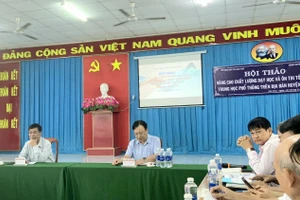 An Giang tổ chức Hội thảo nâng cao chất lượng ôn thi tốt nghiệp THPT năm 2024.