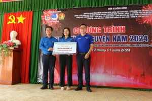 Chương trình Xuân tình nguyện đến với huyện miền núi Tri Tôn, tỉnh An Giang