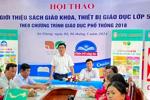 An Giang tổ chức Hội thảo giới thiệu SGK lớp 5 