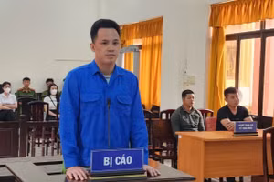 Nguyễn Minh Tuấn bị tuyên phạt 17 năm 6 tháng tù. (Ảnh: Văn Vũ)