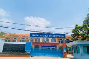 Trường tiểu học Tân Phú Trung.