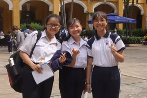 Thí sinh tham gia kỳ thi lớp 10 tại TPHCM năm 2024.