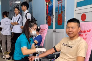 Đây cũng là lần thứ năm nhà trường và Hội Chữ thập đỏ phường Linh Đông, phối hợp tổ chức HMNĐ.