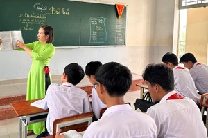 Tiết học của học sinh tỉnh Đồng Nai. Ảnh: Công Nghĩa.