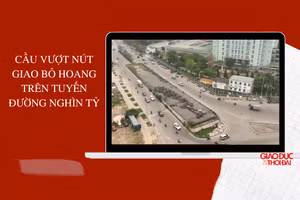 Cầu vượt dang dở nhiều năm trên tuyến đường nghìn tỷ