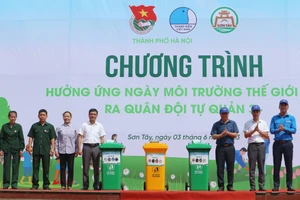 Thanh niên Thủ đô chung tay hưởng ứng hoạt động bảo vệ môi trường