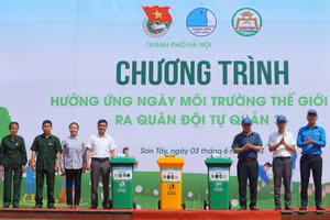 Thanh niên Thủ đô chung tay hưởng ứng hoạt động bảo vệ môi trường