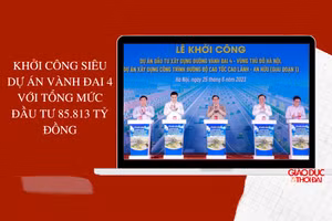 Siêu dự án Vành đai 4 với tổng mức đầu tư 85.813 tỷ đồng