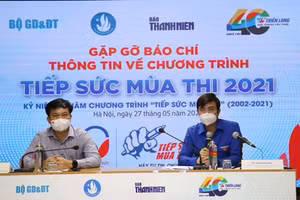 Đại diện Trung ương Hội SVVN và Bộ GD&ĐT chia sẻ thông tin về Tiếp sức mùa thi 2021.