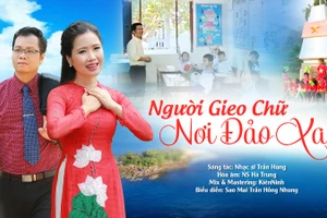 Bài hát Người gieo chữ nơi đảo xa bởi giải Nhì Sao Mai Trần Hồng Nhung.