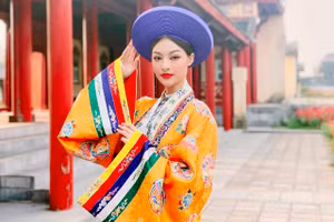 Á hậu Kiều Loan trong những thước phim quảng bá du lịch miền Trung.