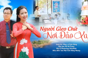 Bài hát Người gieo chữ nơi đảo xa bởi giải Nhì Sao Mai Trần Hồng Nhung.