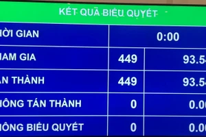 Quốc hội đã phê chuẩn một số Phó Chủ tịch và Ủy viên Hội đồng bầu cử Quốc gia.