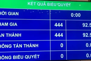 Quốc hội đã phê chuẩn bầu một số Phó Chủ tịch và Ủy viên Hội đồng Quốc phòng và An ninh.