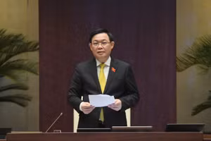 Chủ tịch Quốc hội Vương Đình Huệ. Ảnh: Quốc hội.