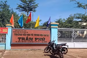 Trường Tiểu học và THCS Trần Phú, xã Đắk Ngo, huyện Tuy Đức (Đắk Nông).