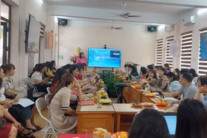 Chuyên đề “Ứng dụng phần mềm Office 365 trong dạy học và kiểm soát chất lượng học sinh” được tổ chức tại trường Tiểu học Hoàng Văn Thụ.