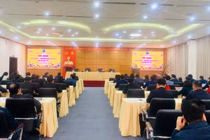 Quang cảnh Hội nghị Sơ kết học kỳ I, triển khai nhiệm vụ học kỳ II năm học 2022 – 2023.