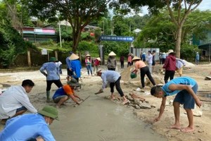 Trường học ở Tam Đường đẩy mạnh sửa chữa khuôn viên trường lớp.