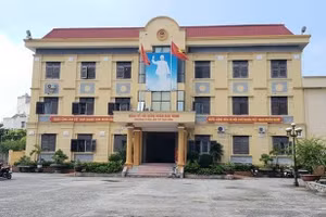 Trụ sở UBND phường Trần Lãm nơi ông Đoàn Đình Thanh từng công tác.