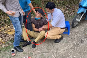 Đối tượng Lý Văn Thành bị cơ quan chức năng bắt giữ.