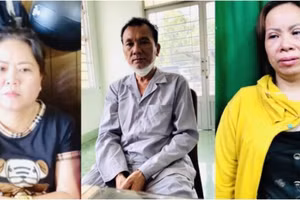 Một số đối tượng có liên quan đến vụ án.