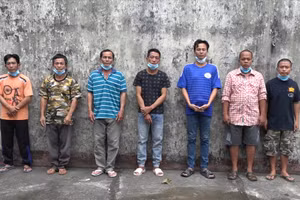 7 bị can bị bắt tạm giam trong 4 vụ án phá rừng bao chiếm đất ở Phú Quốc.