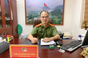 Thiếu tá Hoàng Hữu Bình.