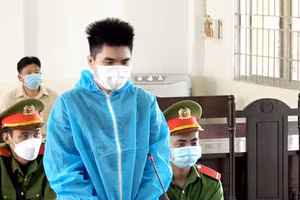 Bị cáo Lê Lâm Trường tại phiên tòa xét xử.