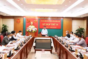 Toàn cảnh Kỳ họp thứ 14 của UBKT Trung ương.