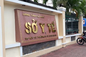 Trụ sở Sở Y tế tỉnh Cà Mau.