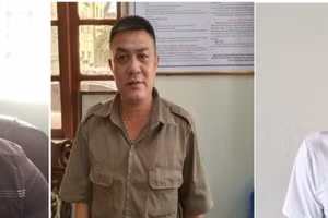 Một số các đối tượng có liên quan đến vụ án.