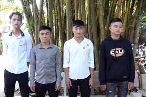 Một số đối tượng có liên quan đến vụ án.