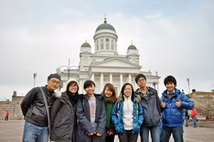 Nhiều sinh viên quốc tế đến học tập tại Liên bang Nga. Ảnh minh hoạ.