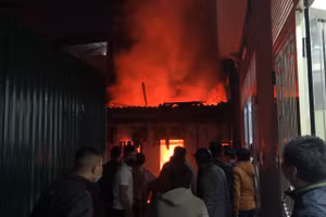 Hiện trường vụ việc.