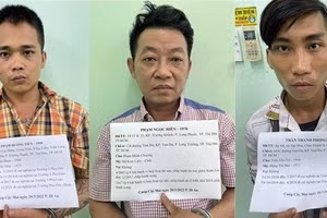 Một số đối tượng có liên quan đến vụ án.